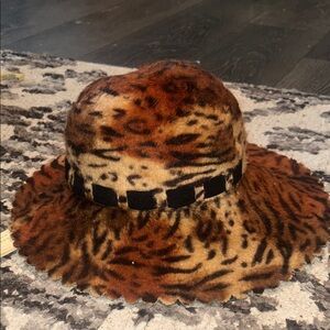 Anne Marie Multicolor Animal Print Hat
